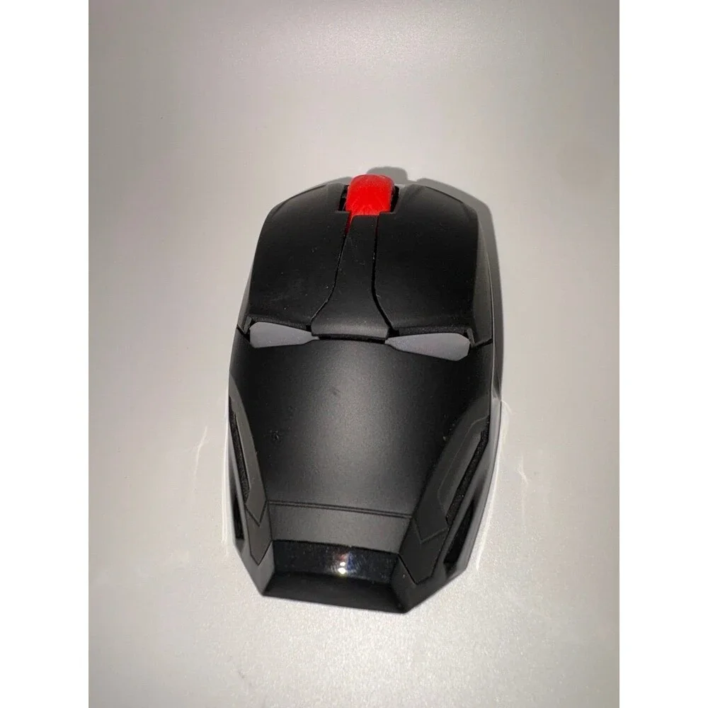 Iron Man M8 Wireless Optical Mouse LED Gaming Tech Accessory